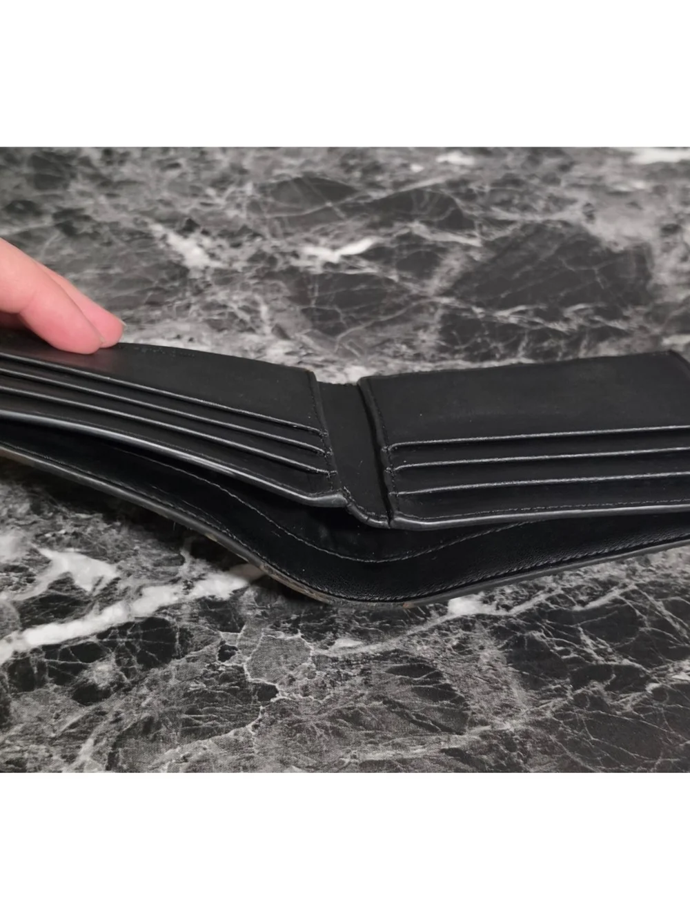 Michael Kors Men's Black Leather Bi-Fold Wallet